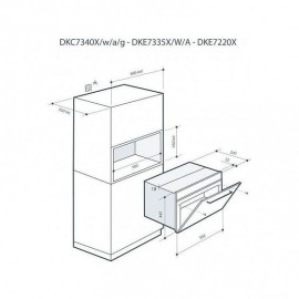 Микроволновая печь DE DIETRICH DKC7340X