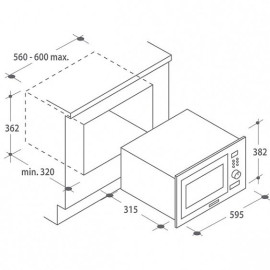 Микроволновая печь CANDY mic 25gdf x