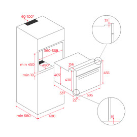 Микроволновая печь TEKA MLC 84-G1 MATT BLACK (111160027)