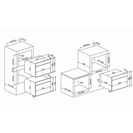 Встраиваемая микроволновая печь SMEG SF4102MS