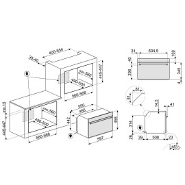 Микроволновая печь SMEG SO4301M0X