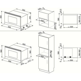 Микроволновая печь SMEG MP722AO