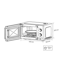 Микроволновая печь LEX FSMO 20.05 BL