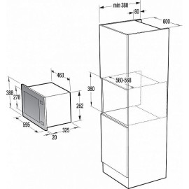 Встраиваемая микроволновая печь Gorenje BM 300 X