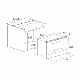 Микроволновая печь TEKA MWR 22 BI VNS SILVER (112040001)