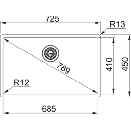Кухонная мойка FRANKE BXX 210/110-68 (127.0369.284)