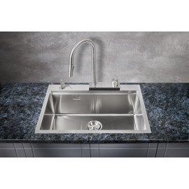 Кухонная мойка MILACIO Denia 68 Steel MC.77410 нержавеющая сталь