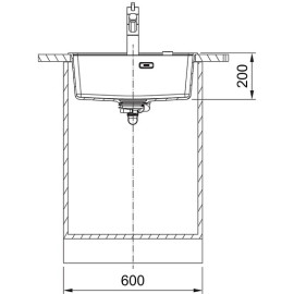 Кухонная мойка FRANKE MRG 610-52 оникс (114.0661.643)
