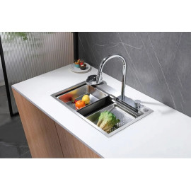 Кухонная мойка ABBER Wasser Kreis AF2194 хром