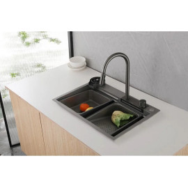 Кухонная мойка ABBER Wasser Kreis AF2194NG никель