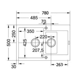 Мойка Franke MRG651-78-автомат,бежевый (114.0198.348)