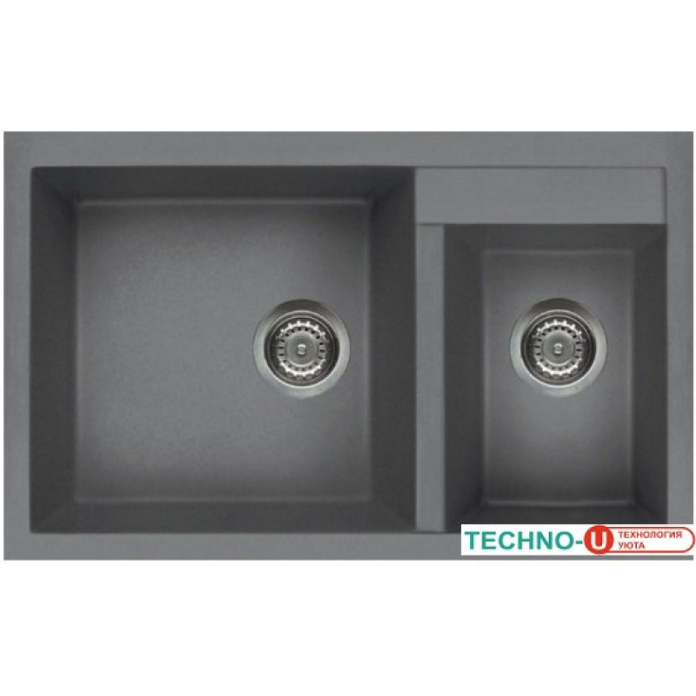 Кухонная мойка ELLECI Quadra 440 Titanium M73