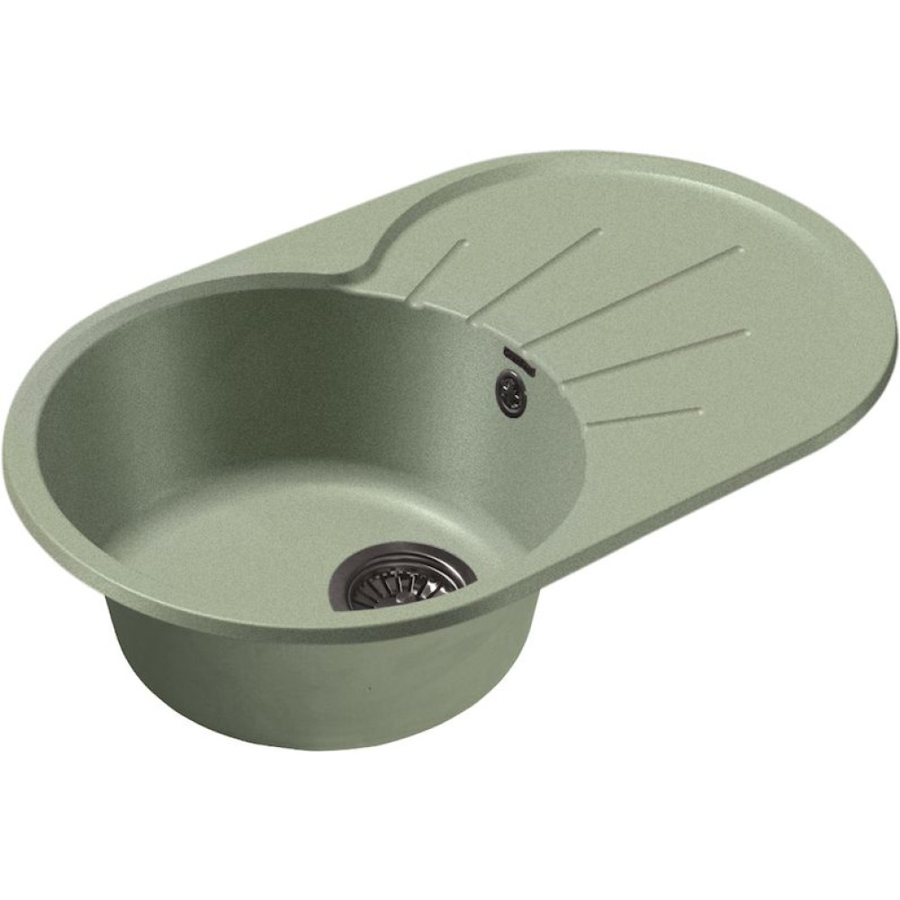 Кухонная мойка GRANFEST RONDO GF-R750L салатовый