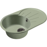 Кухонная мойка GRANFEST RONDO GF-R750L салатовый