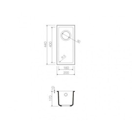 Кухонная мойка OMOIKIRI Bosen 20-U-PL (4993227)