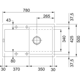 Кухонная мойка FRANKE MRG 611-78 миндаль (114.0490.279)