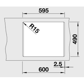 Кухонная мойка Blanco PLEON 6 Split SILGRANIT PuraDur бетон гранит 525308