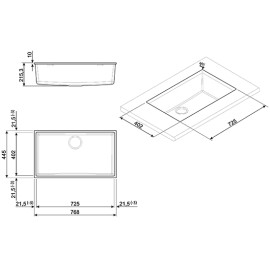 Мойка SMEG VZUM79B