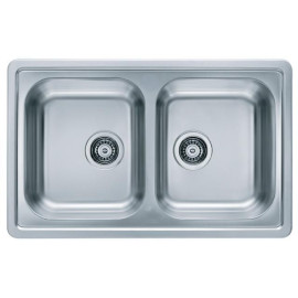 Кухонная мойка ALVEUS Elegant 40 SAT-90 810X510 (в комплекте с сифоном)