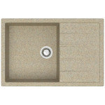 Кухонная мойка ZETT lab 161/Q5 песок T161Q005