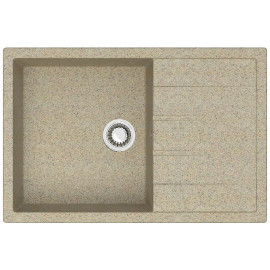 Кухонная мойка ZETT lab 161/Q5 песок T161Q005