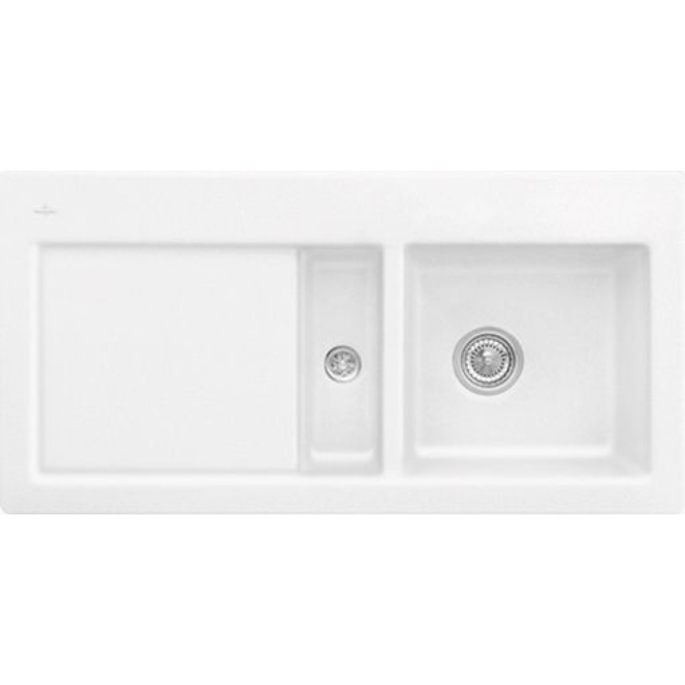 Кухонная мойка Villeroy&Boch Subway 60 677001KG Snow White