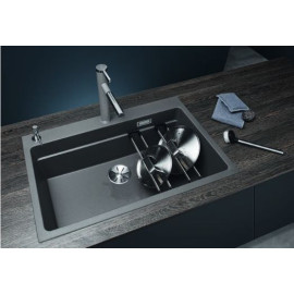 Кухонная мойка Blanco Etagon 8 алюметаллик гранит 525189