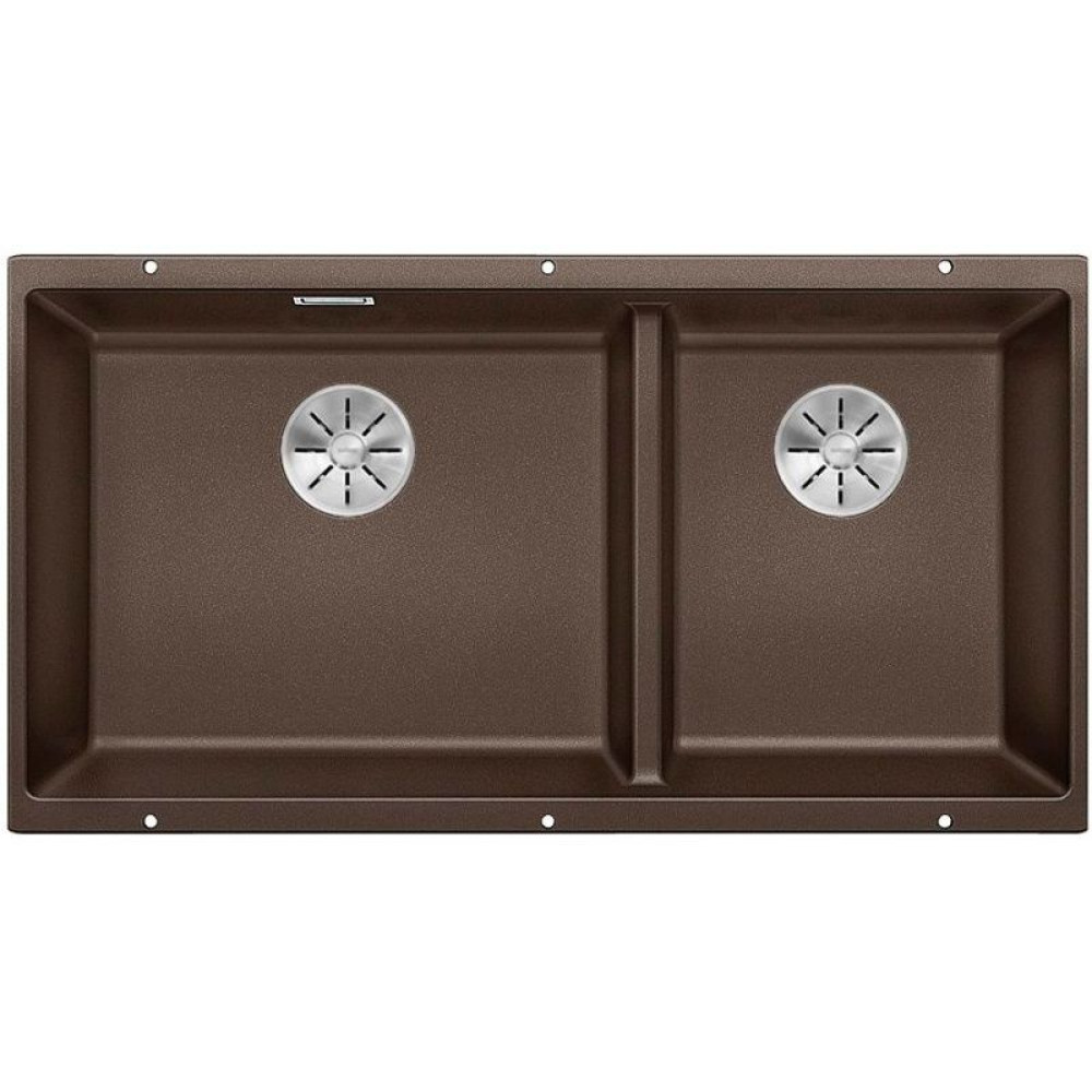 Кухонная мойка Blanco SUBLINE 480/320-U кофе c отв.арм. InFino (арт.523593)