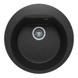 Кухонная мойка POLYGRAN Atol-520 №16 черная