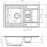 Кухонная мойка FLORENTINA липси 760-k (грей)