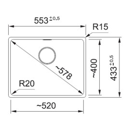 Кухонная мойка FRANKE MRG 110-52 оникс (125.0696.175)