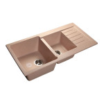Кухонная мойка GRANFEST Practic GF-P980KL светло-розовый