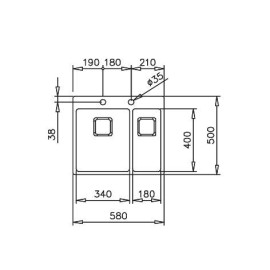 Мойка кухонная Teka FORLINEA RS15 2B 580 (art.115030013)