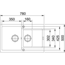 Кухонная мойка FRANKE mrg 651-78 ваниль (114.0296.513)