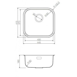 Кухонная мойка OMOIKIRI Omi 44-АB (4993190)