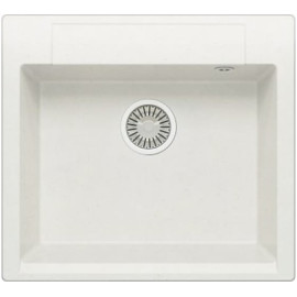 Кухонная мойка POLYGRAN Argo-560 белый хлопок