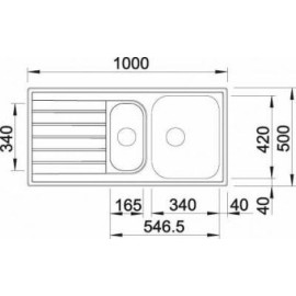 Кухонная мойка BLANCO livit 6 s (514796)