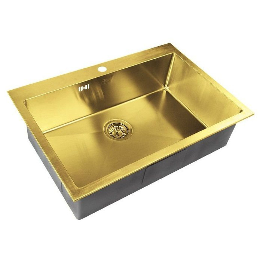Кухонная мойка ZORG INOX PVD SZR-7551 бронза