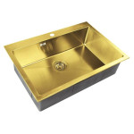 Кухонная мойка ZORG INOX PVD SZR-7551 бронза
