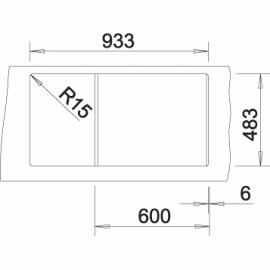 Кухонная мойка BLANCO tipo xl 6s (511908)