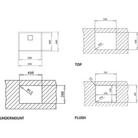 Мойка кухонная Teka FLEXLINEA RS15 50.40 (art.115000012)
