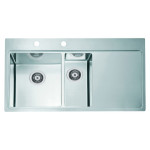 Кухонная мойка ALVEUS Pure 60 L KMB-90 1103654 (в комплекте с сифоном 1127259)