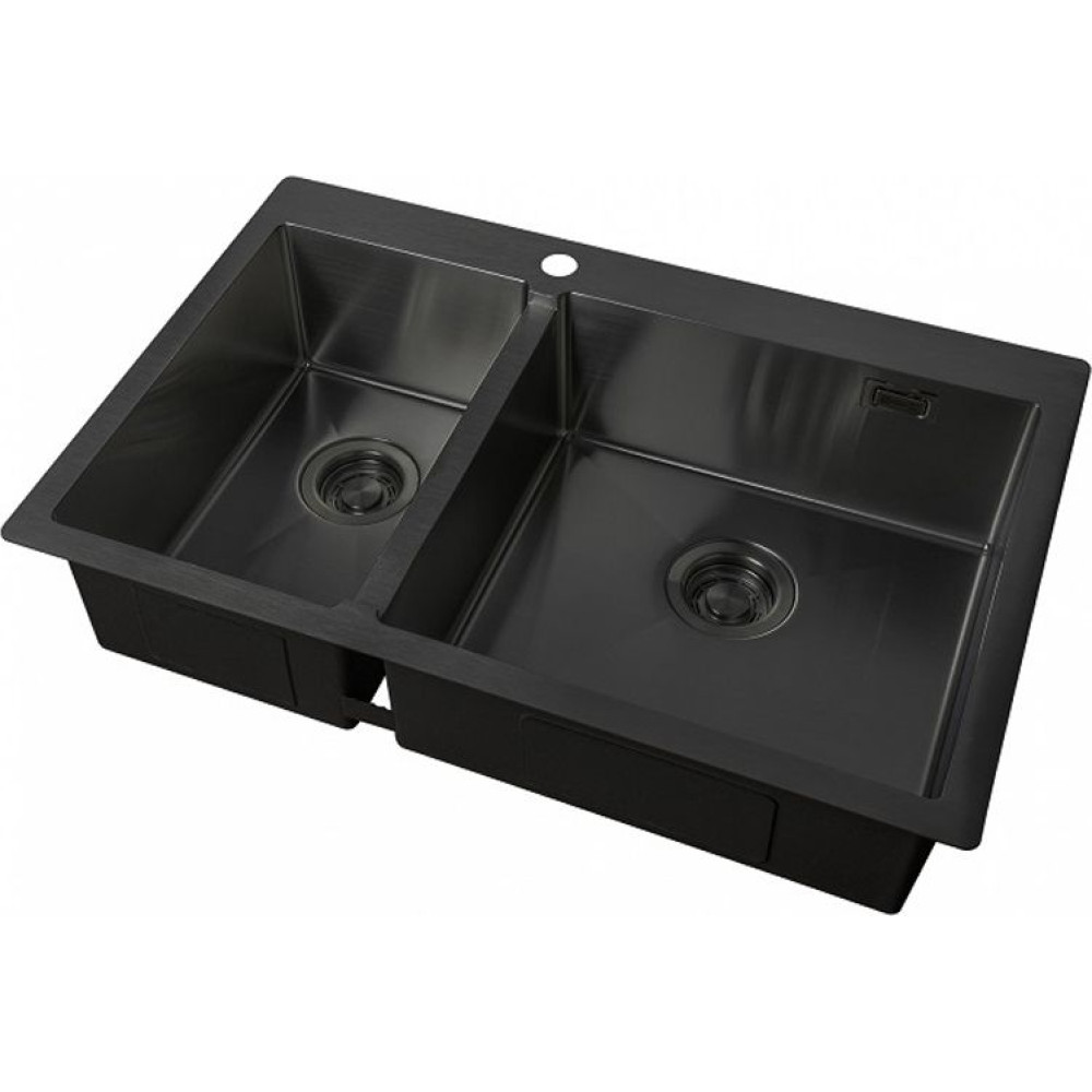 Кухонная мойка ZORG ZL R 780-2-510-R GRAFIT