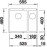 Кухонная мойка BLANCO SUBLINE 340/160-U SILGRANIT 523554 шампань