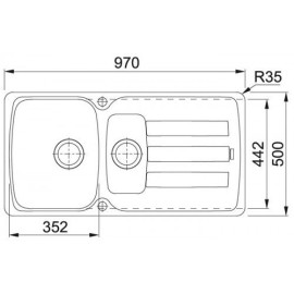 Мойка Franke AZG651стоп-,миндаль (114.0489.384)