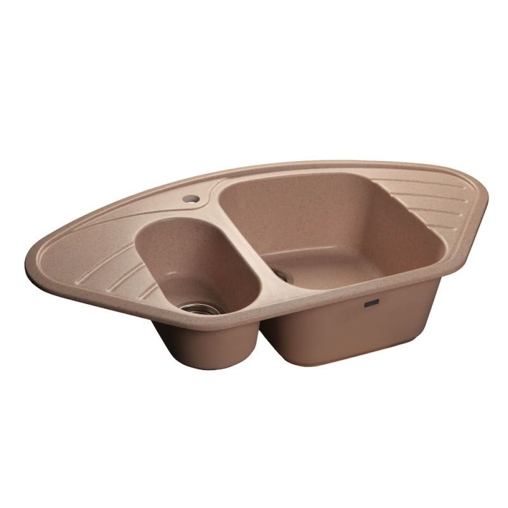 Кухонная мойка GRANFEST Corner GF-C960E светло-розовый