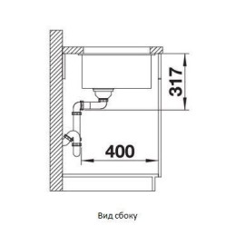 Кухонная мойка Blanco ETAGON 700-U жемчужный (арт.525170)