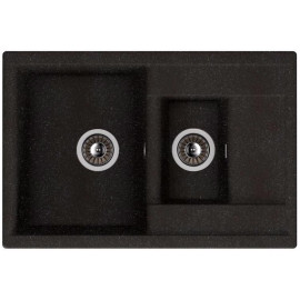 Кухонная мойка DR.GANS Астра (760х510х217) Черный (25.065.D0760.407)