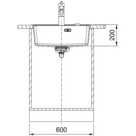 Кухонная мойка FRANKE MRG 610-52 чёрный матовый (114.0661.658)