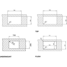 Мойка кухонная Teka FLEXLINEA RS15 71.40 (art.115000011)